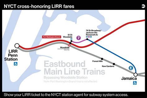 LIRR on Twitter: "Eastbound Main Line trains are bypassing Woodside as track work is performed ...