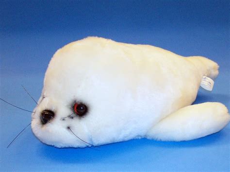 Official Sea World Soft Baby White Harp Seal Plush Stuffed Toy 15" Animal #SeaWorld | Animals ...