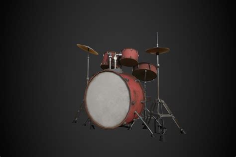 ArtStation - Drum Set | Game Assets