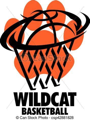 Vector - wildcat basketball - stock illustration, royalty free ...