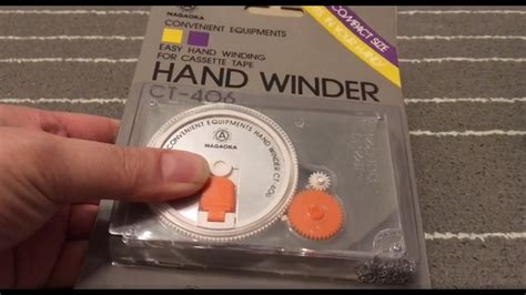 Nagaoka Hand and Pocket Rewinder for Cassette Tapes (CT-406 & CW-402) - YouTube