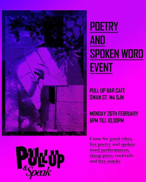 Pull Up & Speak - Manchester’s Finest