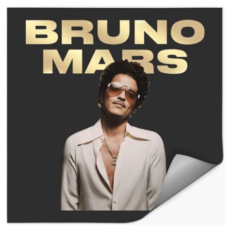 Bruno Mars Stickers, Bruno Mars Tour Stickers, Bruno Mars Inspired ...