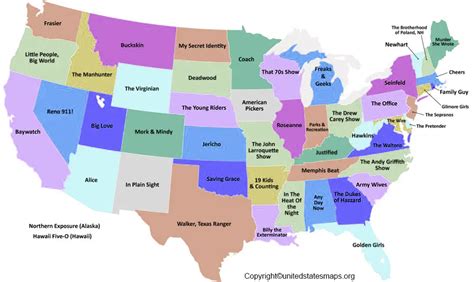 US Map Labeled with States & Cities in PDF