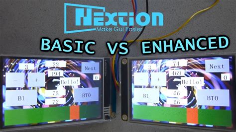 Nextion Display: Basic or Enhanced? - YouTube