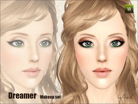 Custom Sims 3: Dreamer Makeup Set