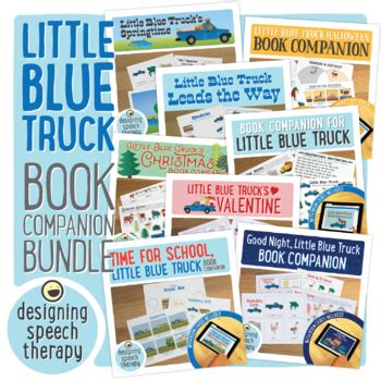 Little Blue Truck Book Companion BUNDLE by Designing Speech Therapy