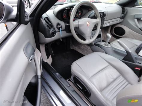 Graphite Grey Interior 2003 Porsche Boxster Standard Boxster Model Photo #55559249 | GTCarLot.com