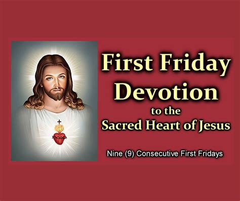 First Friday Devotion — Church of the Blessed Sacrament