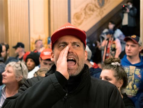 27 Surreal Photos Of The American Patriot Rally At The Michigan State Capitol