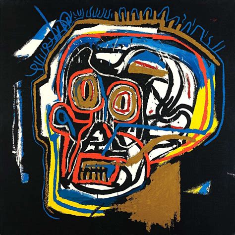 Jean-Michel Basquiat Head (Unsigned) Screenprint 2001