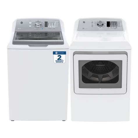 Rent to Own GE Appliances 5.3 cu. ft. Energy Star Top Load Washer & 7.2 ...