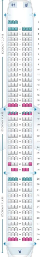 Tap A321neo Seat Map