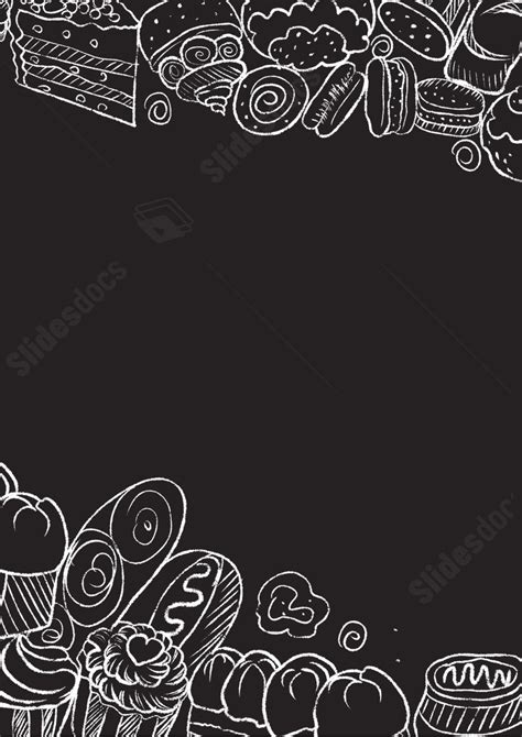 Chalkboard Background Page Border And Printable Background in Word - Slidesdocs