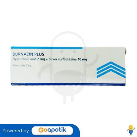 BURNAZIN PLUS CREAM 25 GRAM TUBE - Kegunaan, Efek Samping, Dosis dan Aturan Pakai