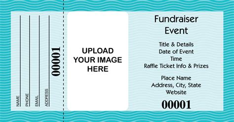 Design It Yourself Large Raffle Tickets | Raffle tickets, Raffle tickets template, Fundraiser ...