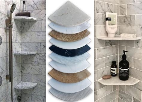 EZ-MOUNT Installation Kit for 8" Shower Corner Shelves - for after tile bathrooms - for mounting ...