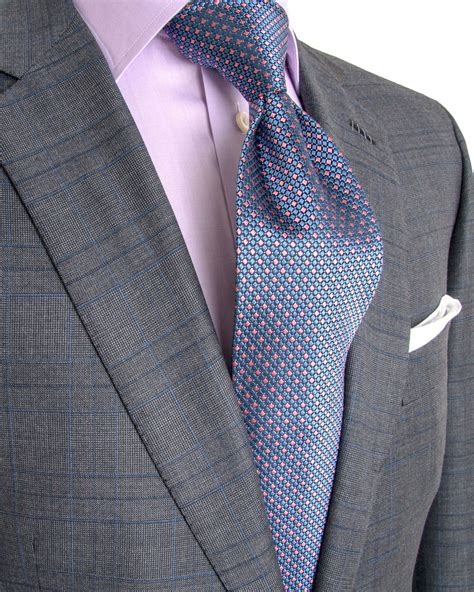 Grey Glen Plaid with Navy and Blue Windowpane Suit | Well dressed men ...