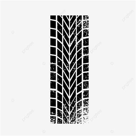 Car Tire Tracks White Transparent, Car Tire Tracks Vector, Tyre, Traces ...