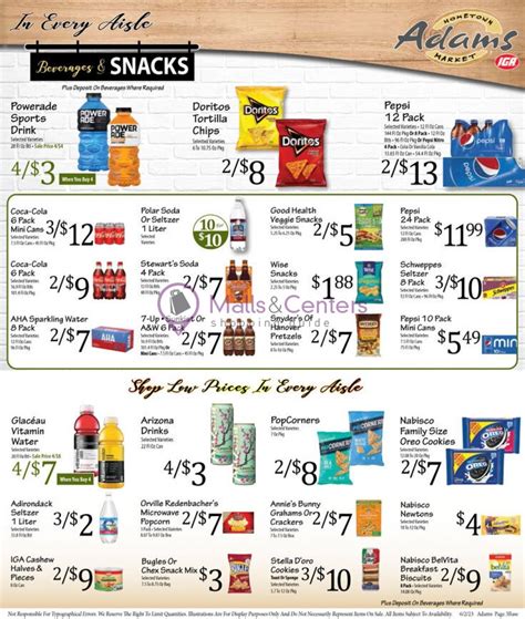 Adams hometown market Weekly ad valid from 06/02/2023 to 06/08/2023 - MallsCenters