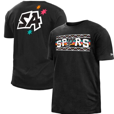 San Antonio Spurs New Era 2022/23 City Edition Brushed Jersey T-Shirt