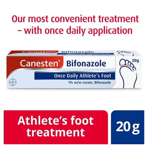 Canesten Athlete's Foot Bifonazole Once Daily 1% w/w Cream | Ocado