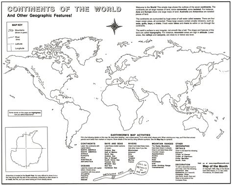 Learning Continent Basics - Maps for the Classroom