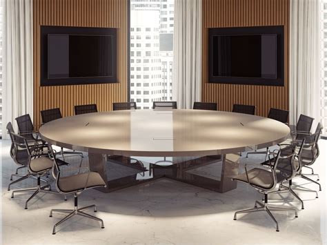 W | Round meeting table By BK Contract design Gabriel Teixidó