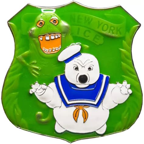GL12-004 NYPD SLIMER No Ghost Challenge Coin New York City Police Buster $19.99 - PicClick