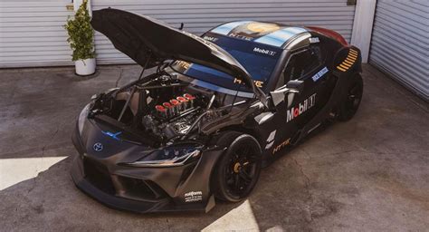 This Toyota Supra Drift Car Has An F1-Derived Judd V10 That Revs To ...