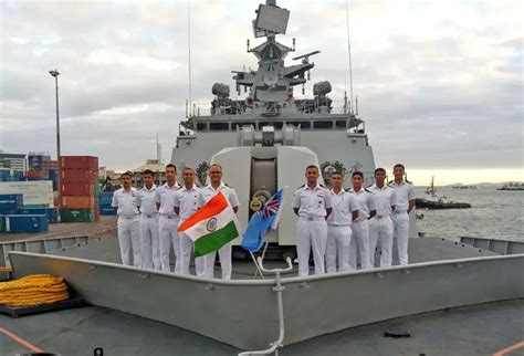 Indian Navy First Training Squadron at Mombasa, Kenya