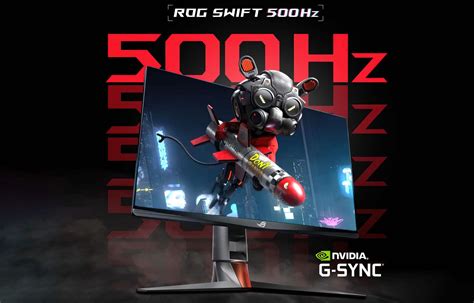 Asus ROG Swift 500Hz: Monitor Gaming con tasa de refresco de 500 Hz