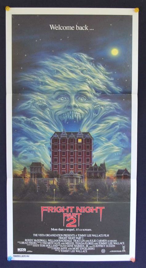 All About Movies - Fright Night Part 2 Movie Poster Original Daybill 1988 Daybill movie poster