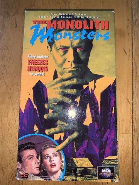 THE MONOLITH MONSTERS VHS RARE! Creature Horror Sci-Fi 1957 B/W $9.99 - PicClick