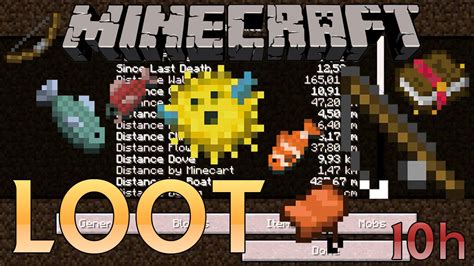 Minecraft - Loot From 10 Hours of Fishing (at an AFK Farm) - YouTube