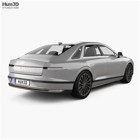 Hyundai Grandeur 2023 3D model - Vehicles on Hum3D