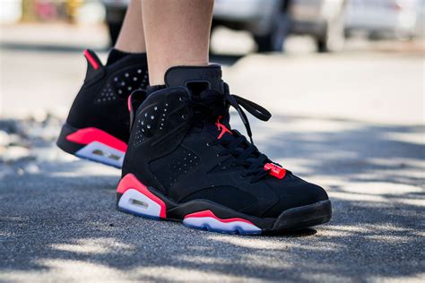 Air Jordan 6 Black Infrared On Feet Sneaker Review