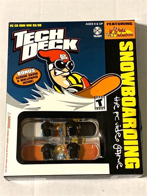 Vintage Tech Deck Snowboard PC Game in 2021 | Tech deck, Teck deck, B ...