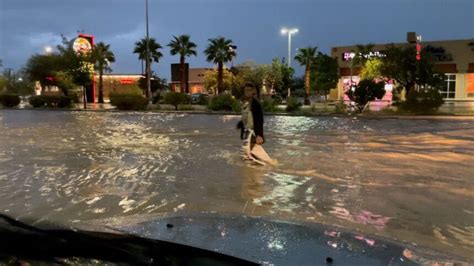 El Paso storms drop 4 inches of rain, floods submerge streets - KVIA