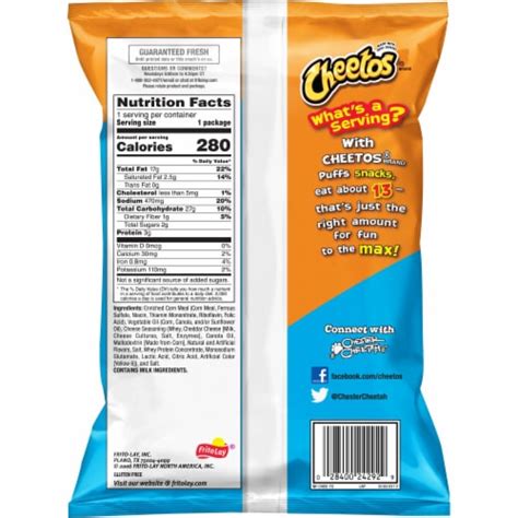 Cheetos® Cheese Flavored Snack Puffs, 1.75 oz - Kroger