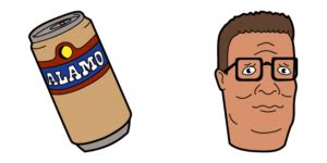 King of the Hill Hank & Alamo Beer Cursor - Sweezy Custom Cursors