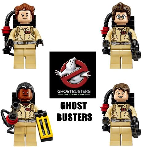 4PCS/Lot Ghostbusters Minifigures Minifig Fit Lego