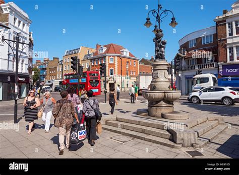 Enfield Town centre, London England United Kingdom UK Stock Photo - Alamy