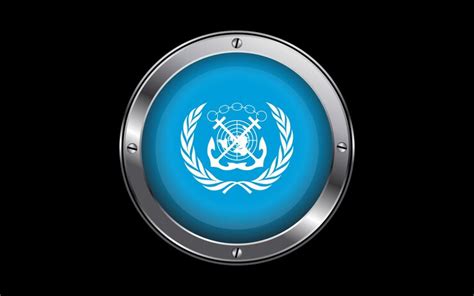 Premium Vector | Flag of international maritime organization (imo) 3d ...