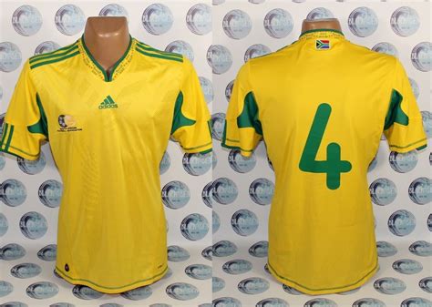 SOUTH AFRICA NATIONAL TEAM 2010 2011 #4 FOOTBALL SOCCER SHIRT JERSEY ...