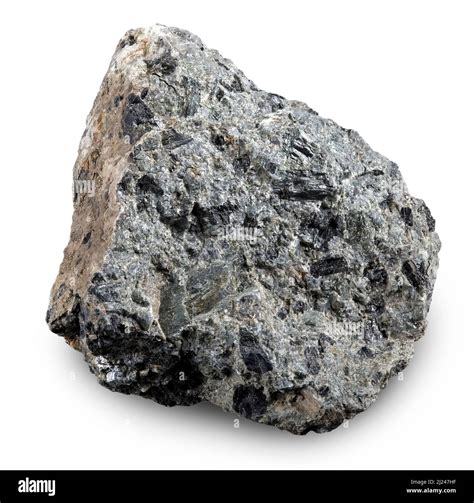 Andesite igneous rock sample Cut Out Stock Images & Pictures - Alamy