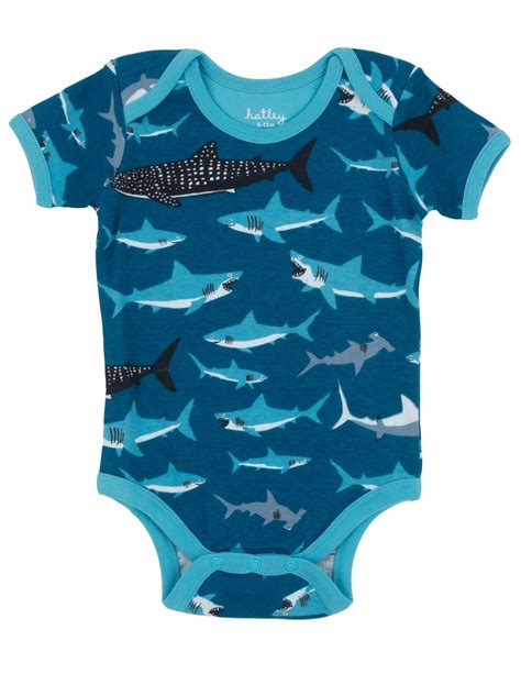 Hatley Infant One Piece Lots Of Sharks | Baby boy newborn, Shark baby gift, Cute baby clothes