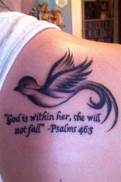 Download Free ... is within her she will not fall. Psalms 46:5. Love this tattoo to use and take ...