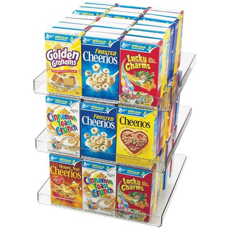 Cal-Mil 372 Revolving Countertop Cereal Organizer - Holds 60 Mini ...