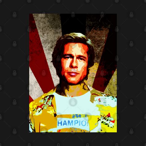 cliff booth - Brad Pitt - T-Shirt | TeePublic